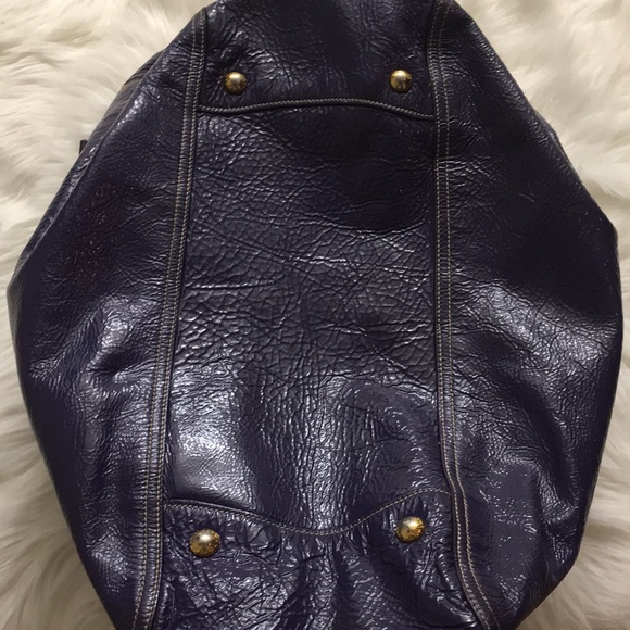Authentic purple patent Prada bowling bag - Picture 2 of 8